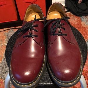 Size 10 M Burgundy Dr. Martens